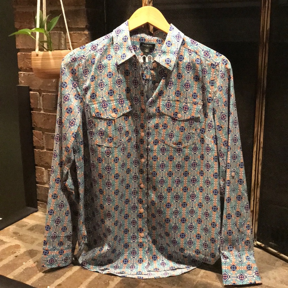 Talbots Button Up Blouse - Small - image 1